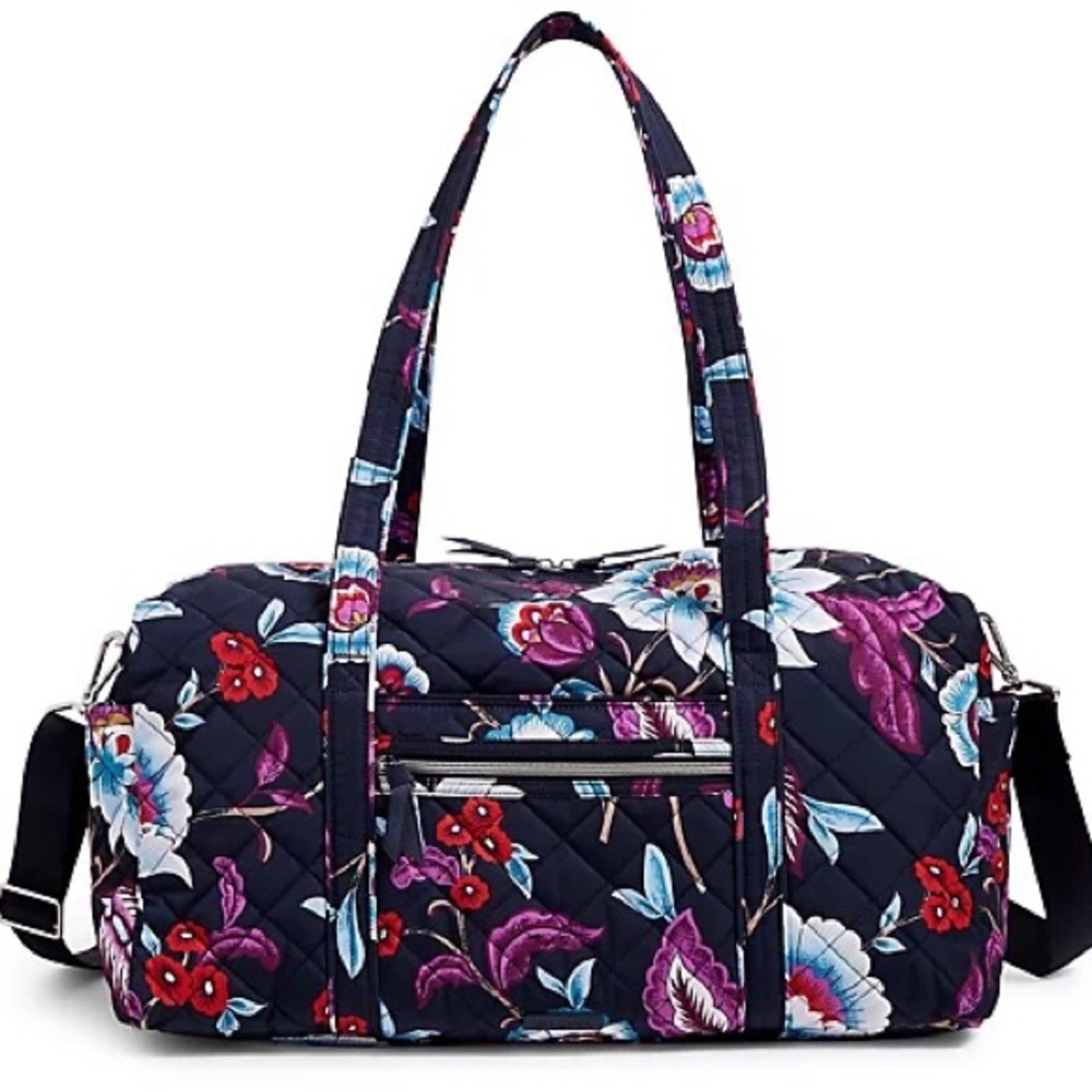 Mayfair in Bloom Performance Twill Large Travel Duffel - Vera Bradley NWT